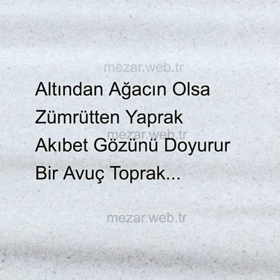 Bir Avuç Toprak - Mezar Galeri