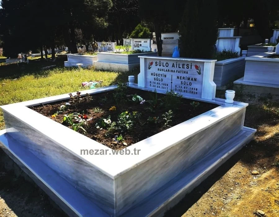 Çorlu Çift Kişilik Mermer Mezar Modeli