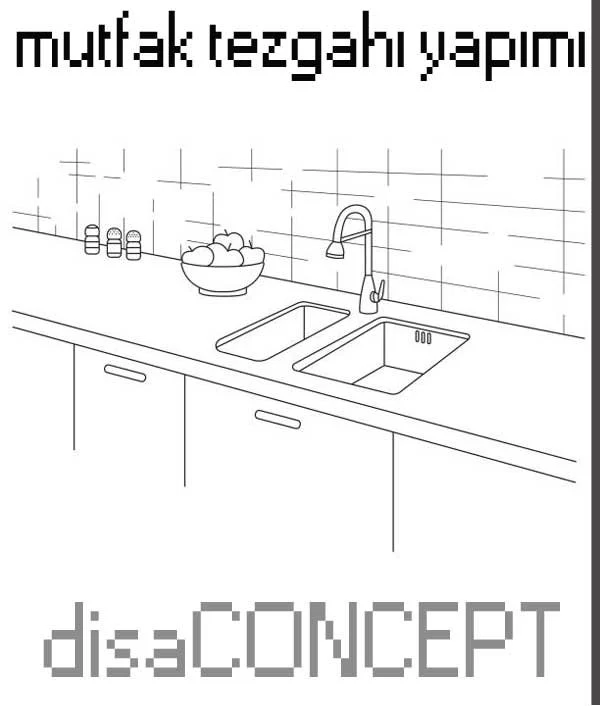 Mutfak Tezgâhı Ölçü ve Uygulama Planı